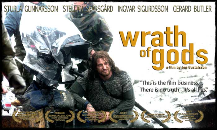 Gerard Butler in Wrath of Gods - a documentary about filmmaking
