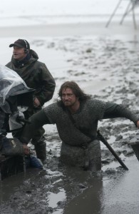 Gerard Butler In Mud while filming Beowulf & Grendel www.wrathofgods.com